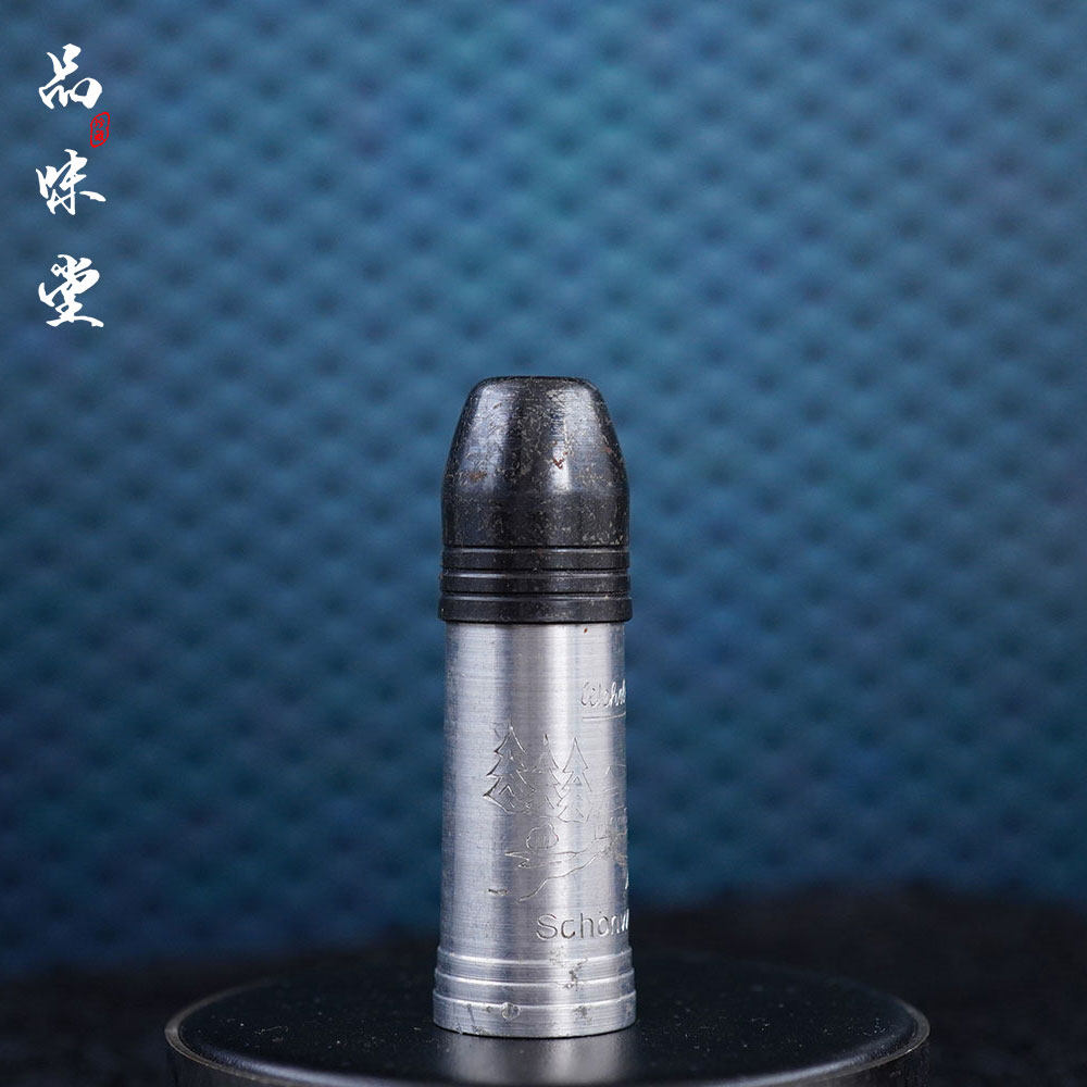 二战德国原装制造子弹头铝制手工雕花煤油古董打火机三防经典复古