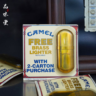 1983年份同龄机美国CAMEL骆驼限定纯铜拔盖战壕机古董打火机全新