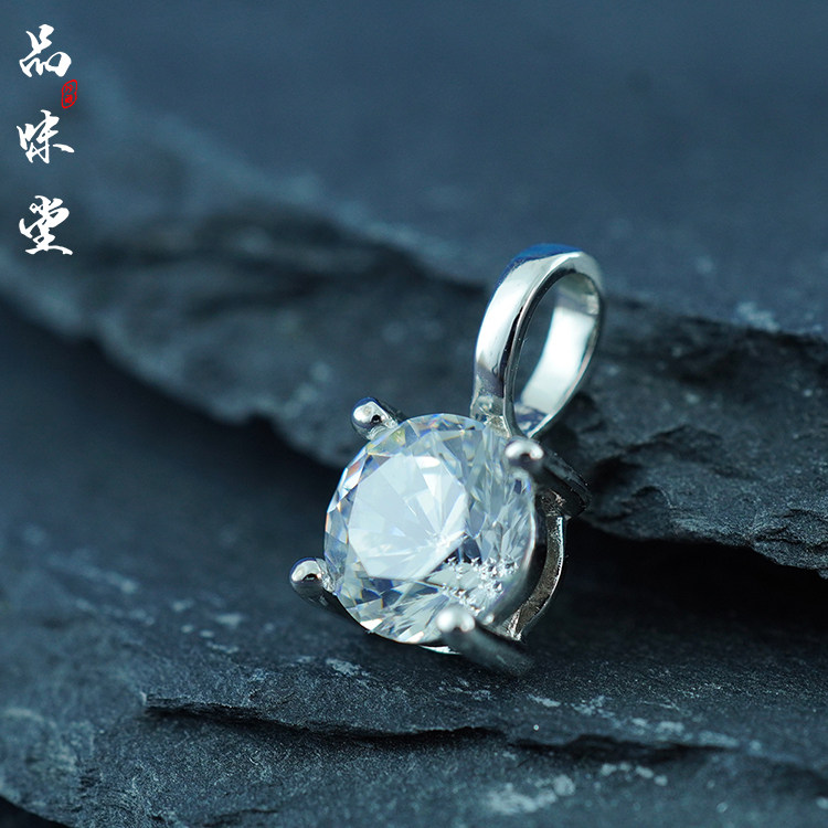 中古欧洲绝版925纯银手工项链吊坠首饰复古气质精美华丽绝版高奢