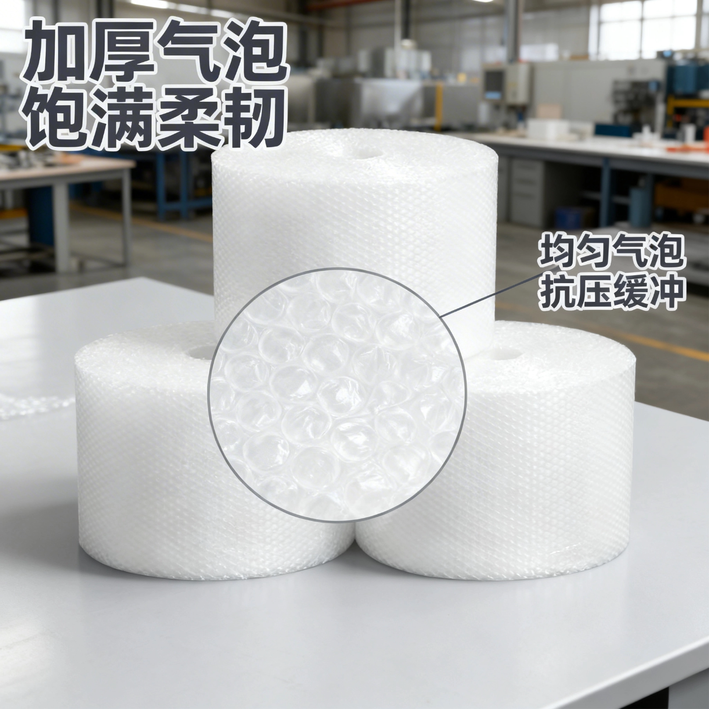 30cm加厚泡泡纸气泡膜垫卷装包装纸防震袋子打包快递泡沫塑料HD