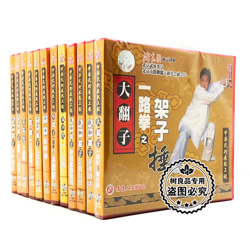 俏佳人正版中华武术展现工程 戳脚翻子系列13VCD碟片 讲解洪志田
