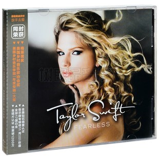 正版霉霉泰勒斯威夫特专辑Taylor Swift Fearless 放手去爱CD