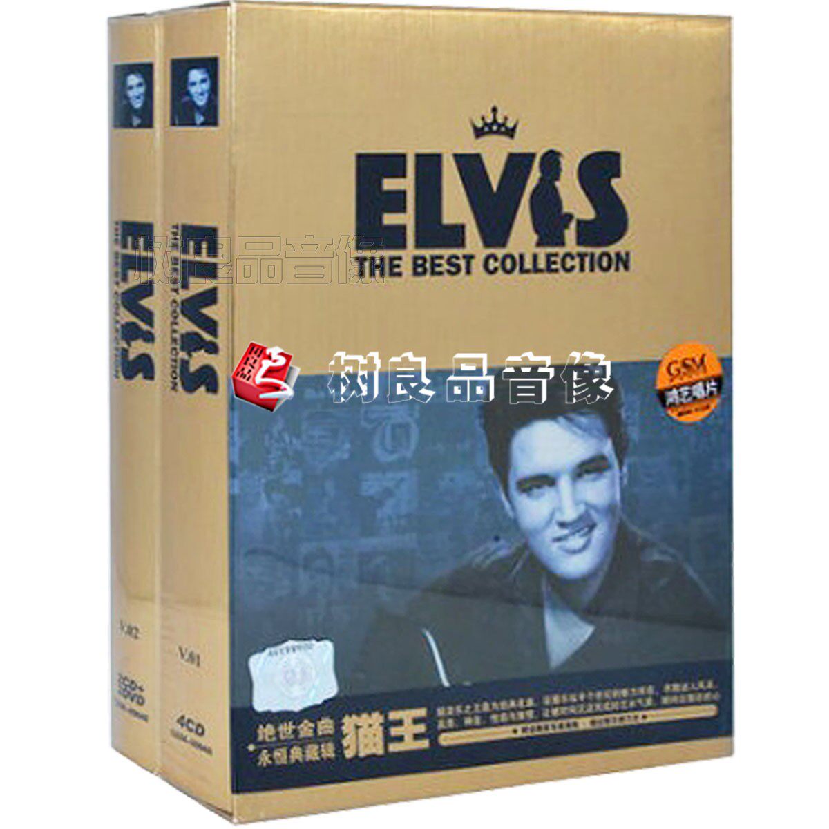 全新 正版 猫王 金曲永恒典藏辑 Elvis 6CD+2DVD+海报