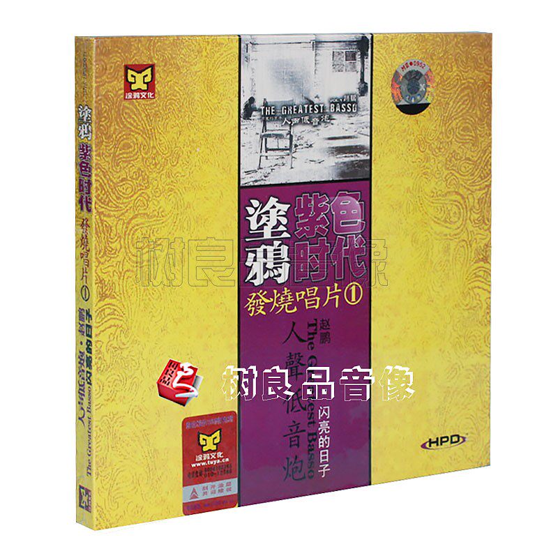 正版涂鸦HPD发烧唱片1赵鹏人声低音炮闪亮的日子CD汽车载光盘碟片