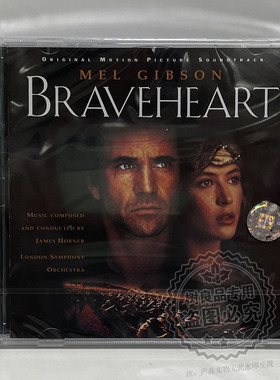 正版 勇敢的心 Braveheart 电影原声OST CD唱片 4482952