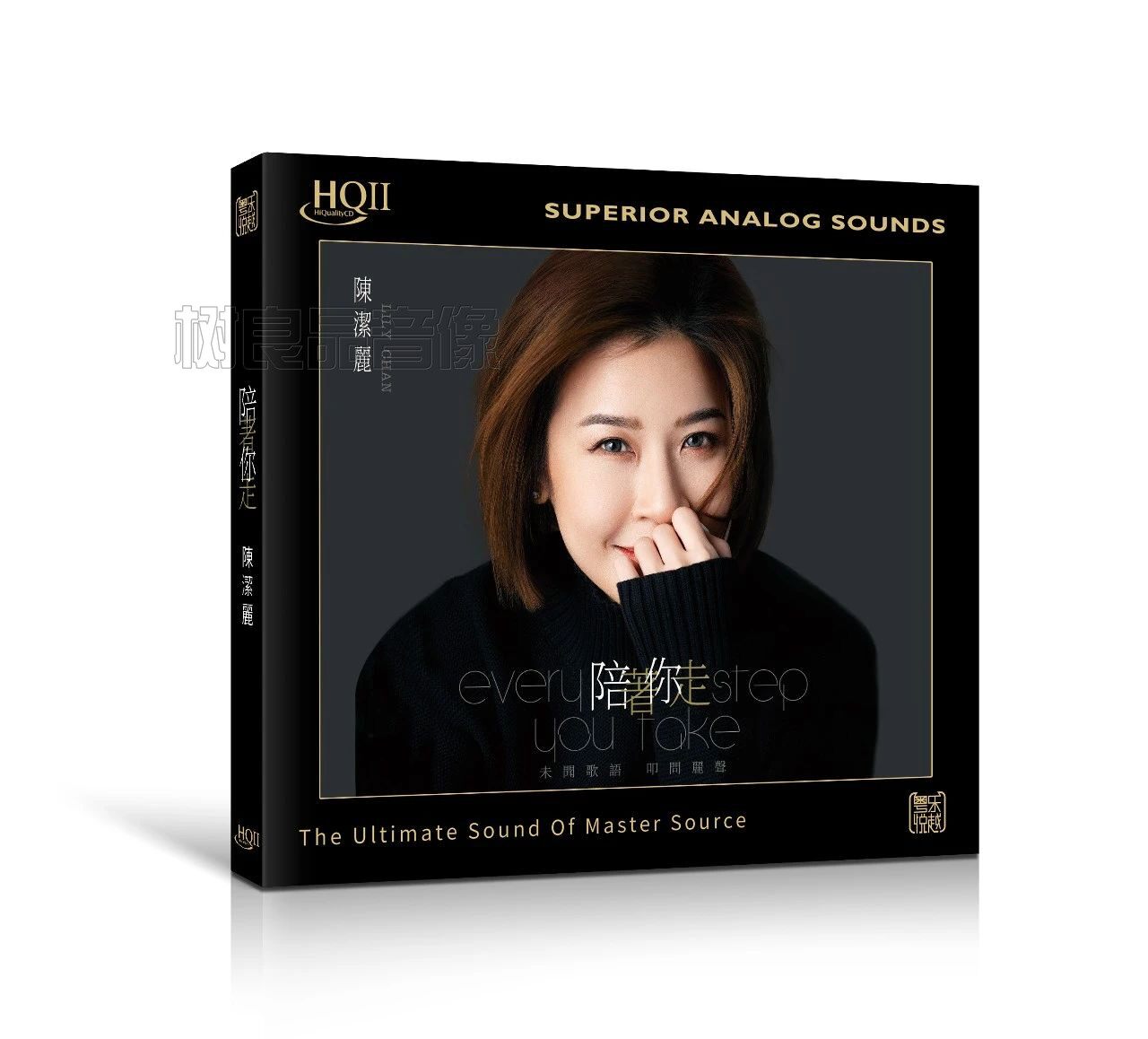 头版编号正版粤乐悦越唱片女声 陈洁丽 陪着你走HQ2HQIICD 1CD