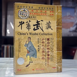 释延鲁 少林大洪拳三路 1VCD国语发音 嵩山少林寺拳谱 正版