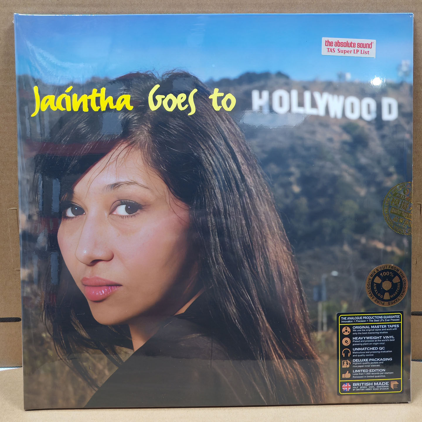 全新ABC 择仙花 Jacintha Goes to Hollywood 留声机用LP黑胶唱片