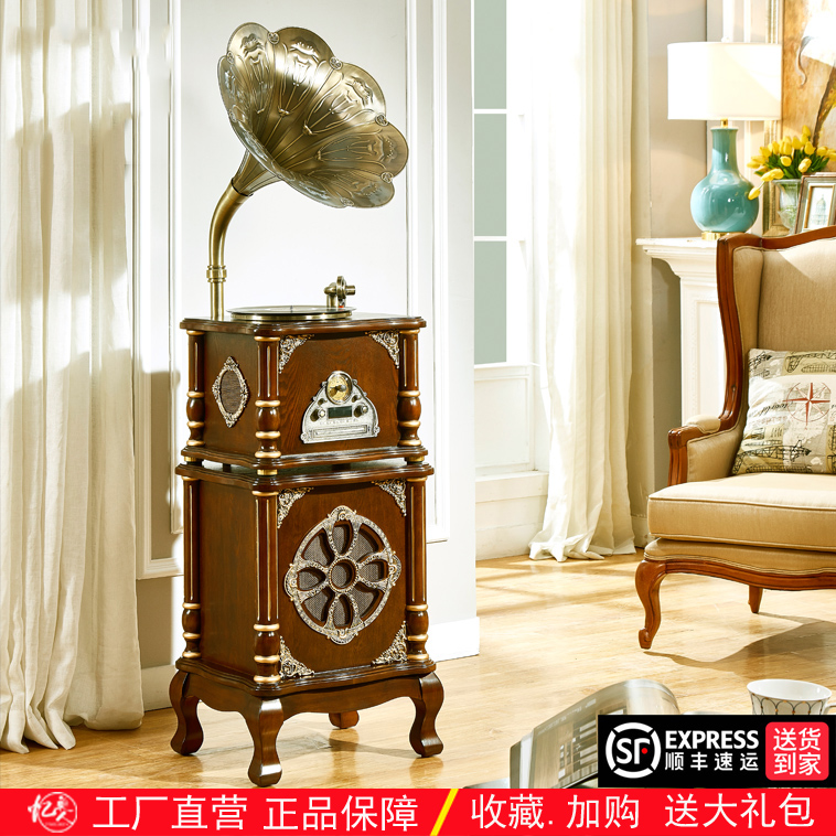 实木留声机复古黑胶唱片机DVD影碟机欧式老式仿古客厅装饰T-200在类目 音乐/影视/明星/音像, 其它中 - 来自Buy2taobao.com提供专业的淘宝代购服务