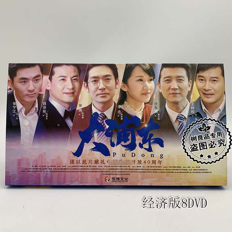 正版电视剧光盘 大浦东 8DVD 经济版盒装 张宁江 李念 等主演