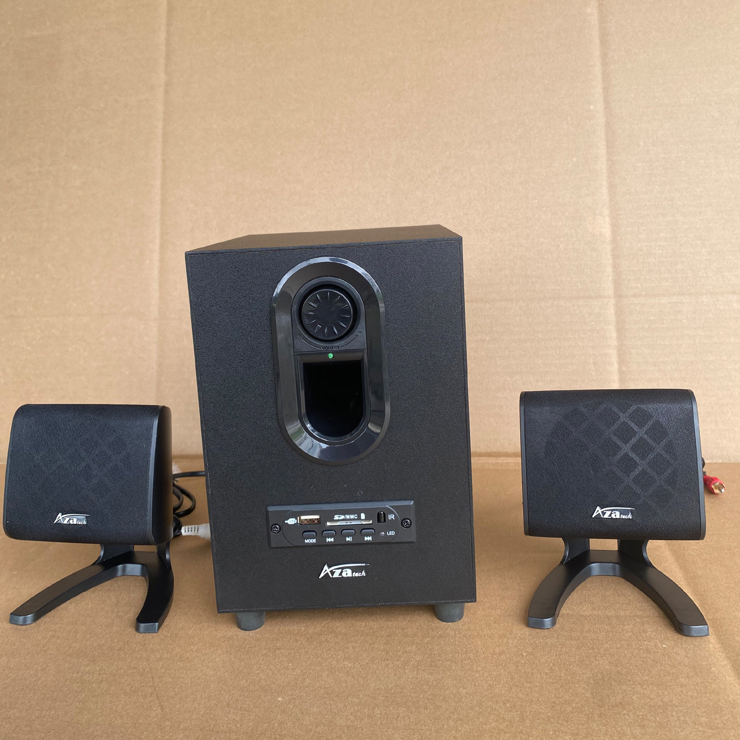 2.1电脑音响家用台式笔记本有线电视DVD超重低音炮小型木质音箱