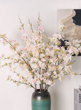 仿真樱花桃花枝直播间拍摄道具