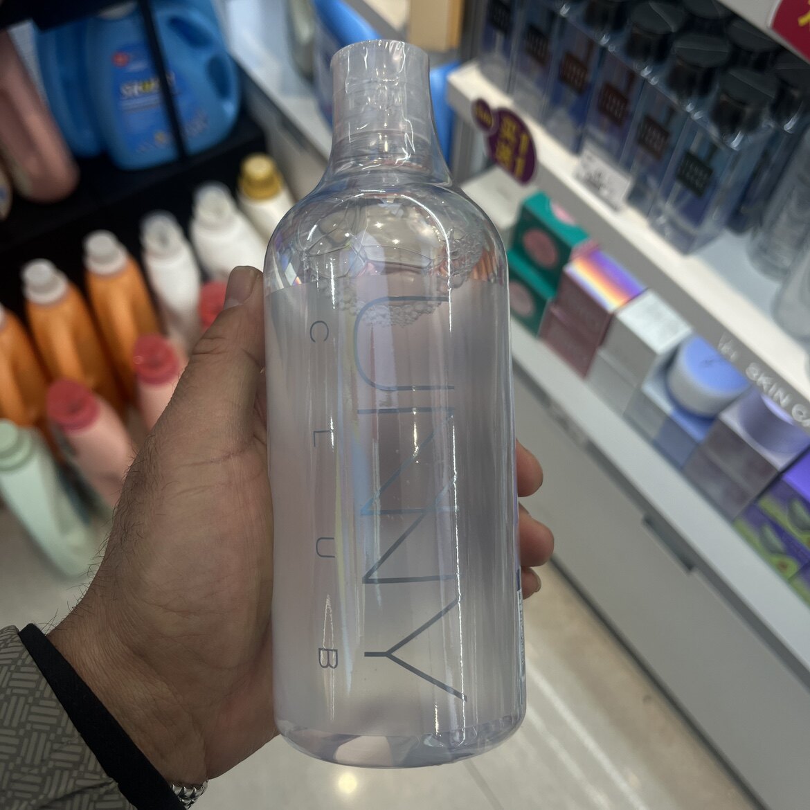 悠宜清肌净澈UNNY卸妆水温和卸妆