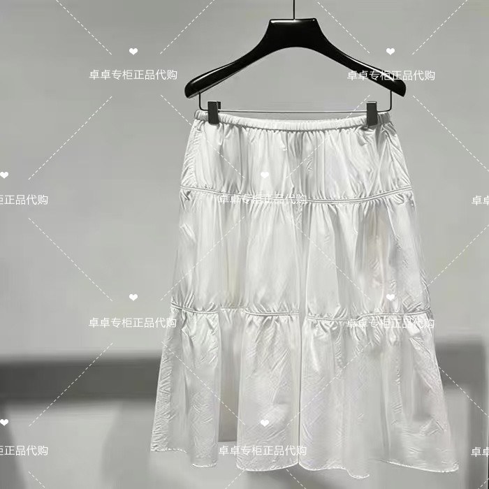 4折欧家专柜2026夏女蕾丝纯棉中长大摆伞裙半身裙1MY1070740现货