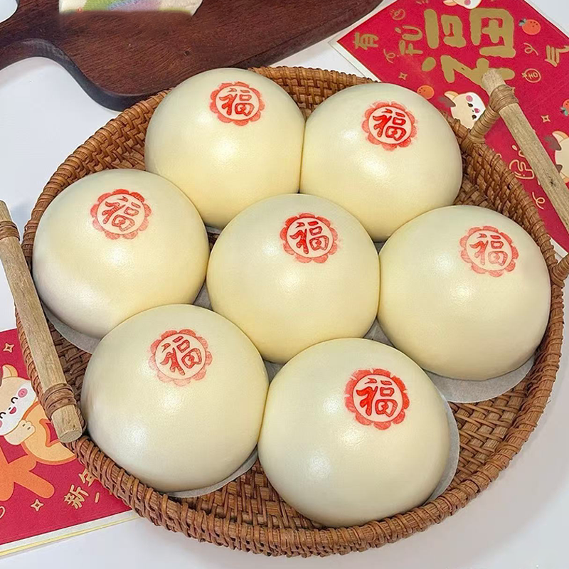 山东特产老面碱福字馒头枣饽饽纯手工原味传统口味馍馍上供过年