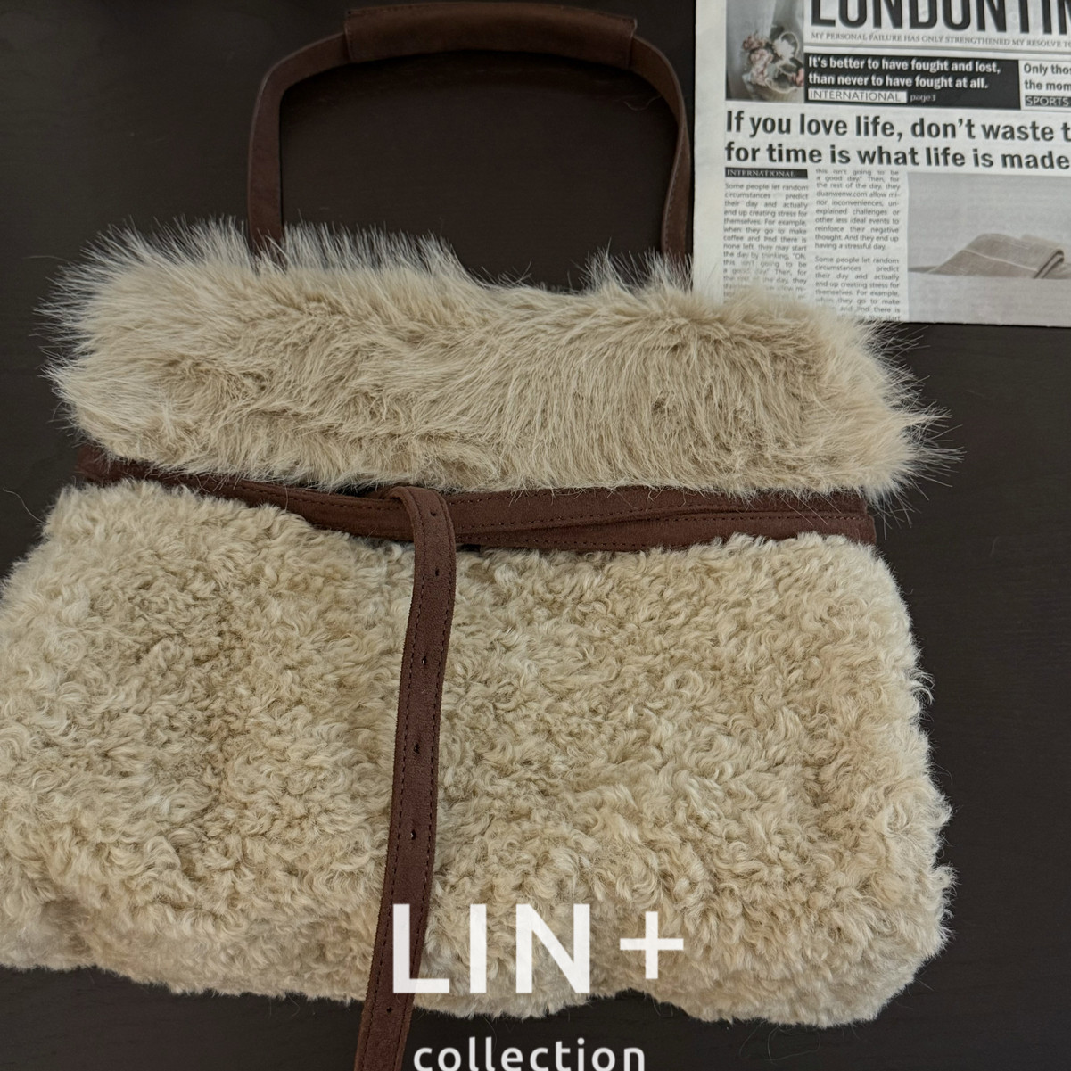 Cecil轻奢高级感百搭手提包(含25羊毛)(大容量可装电脑)YZ288