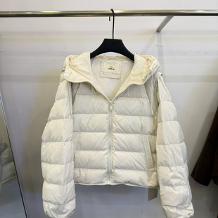 Cecil简约短款 绗缝宽松保暖羽绒服外套0699