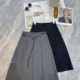 配腰带 可可 26年早春早春上新极简风设计百褶显瘦半身裙 xx8771