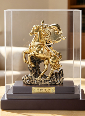 2026年马到成功摆件金箔画办公室公司开业乔迁升迁礼物中国风骏马