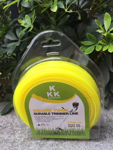 KKK黄色螺旋割草线打草线电动尼龙线尼龙绳汽油割草机