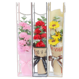 卡通花束香皂玫瑰花艺家装摆件创意特别生日婚庆祝福探望礼物