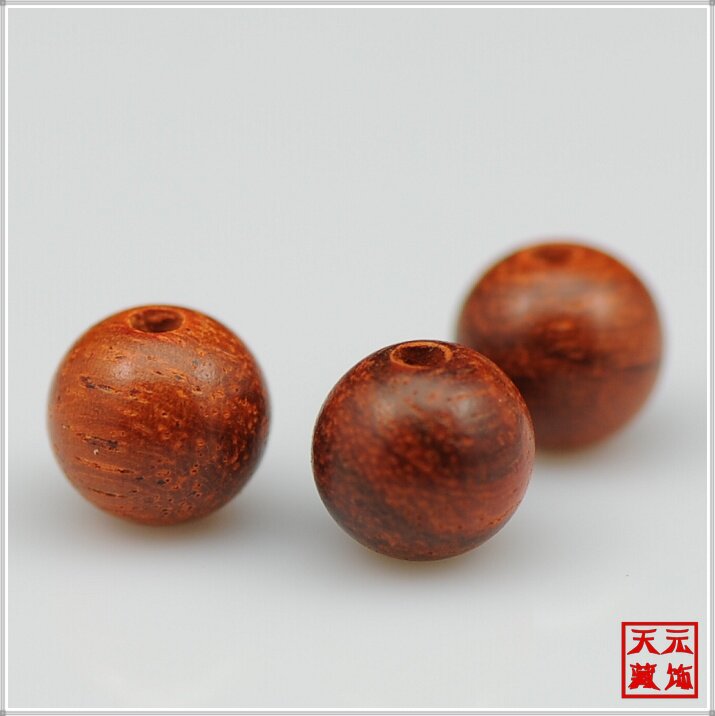 【天元藏饰】直径8mm 正宗印度小叶紫檀隔珠 子弟珠 佛珠DIY配饰图片