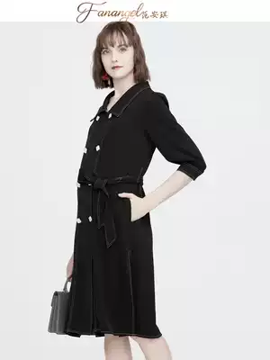 Maternity jacket spring and autumn windbreaker women's medium and long version of fashion pregnant women work clothes spring and autumn Western clothes