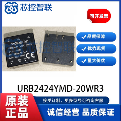 URB2424YMD-20WR3 金升阳DC-DC电源模块9-36V转24V833mA20W可直拍