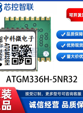 ATGM336H-5NR32 中科微北斗GPS带FLASH双模定位模块组