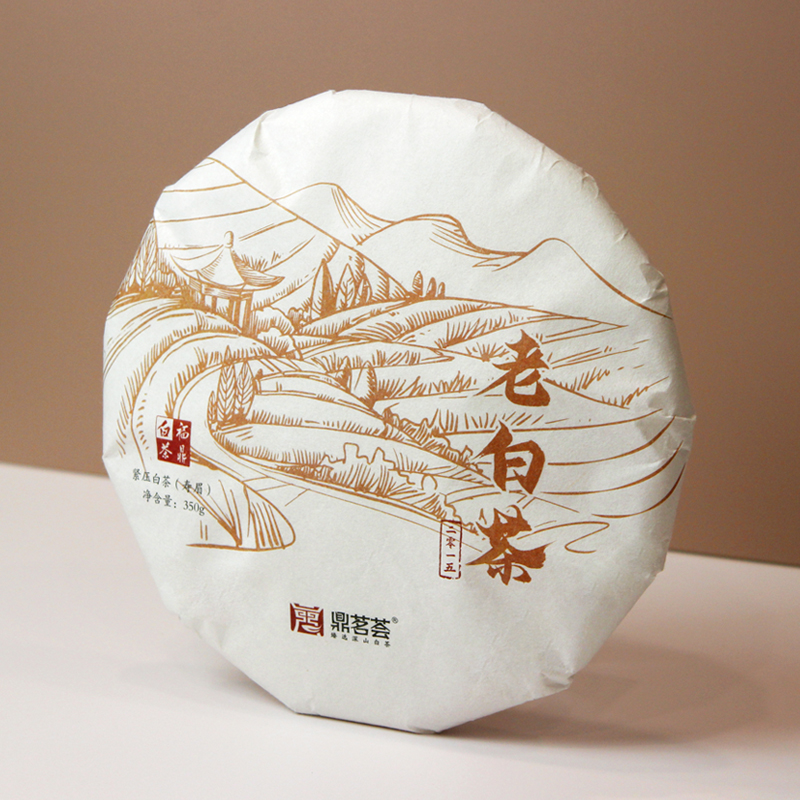 2015年福鼎白茶老白茶高山寿眉饼350g