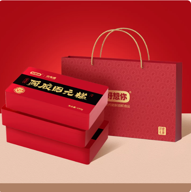 好想你阿胶固元糕红枣核桃阿胶膏枸杞黑芝麻滋补营养礼盒女士送礼