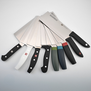 【捡漏】双立人简装正品中片刀菜刀中式菜刀红点银点NOWS刀具锋利