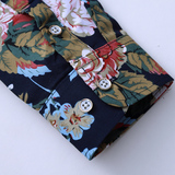 春款长袖花衬衫大码韩版男士长袖衬衫镂空图C629p30，男装衬衫，星座1203