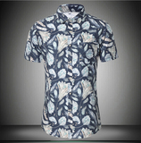 A98新款男衬衫短袖大码青年数码印花休闲衬衫短袖p35镂空黑底，男装T恤，星座1203