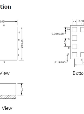 敏芯微加速度传感器MSA321替代MSA311 MSA301 MSA300 SC7A20TR