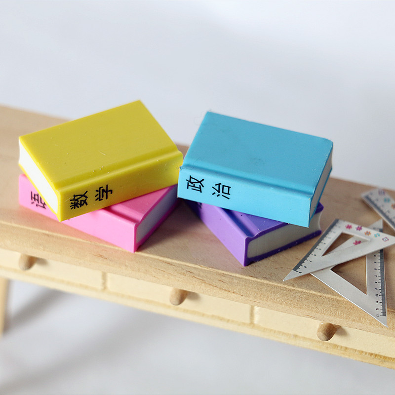 Dollhouse 仿真微缩迷你 书本教科书摆件微缩场景模型娃娃屋书房