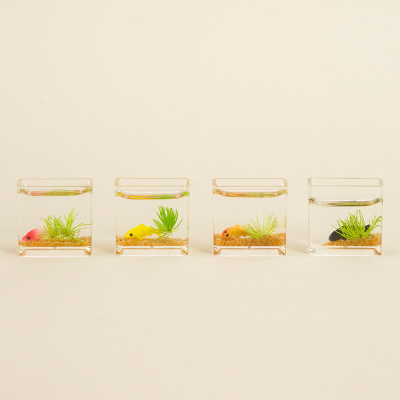 Dollhouse娃娃屋迷你仿真微景观玻璃鱼缸bjd微缩场景家居模型配件,模玩/动漫/周边/娃圈三坑/桌游,盒蛋/扭蛋/联名摆件,淘宝优惠券,粉丝福利购,淘宝优惠卷