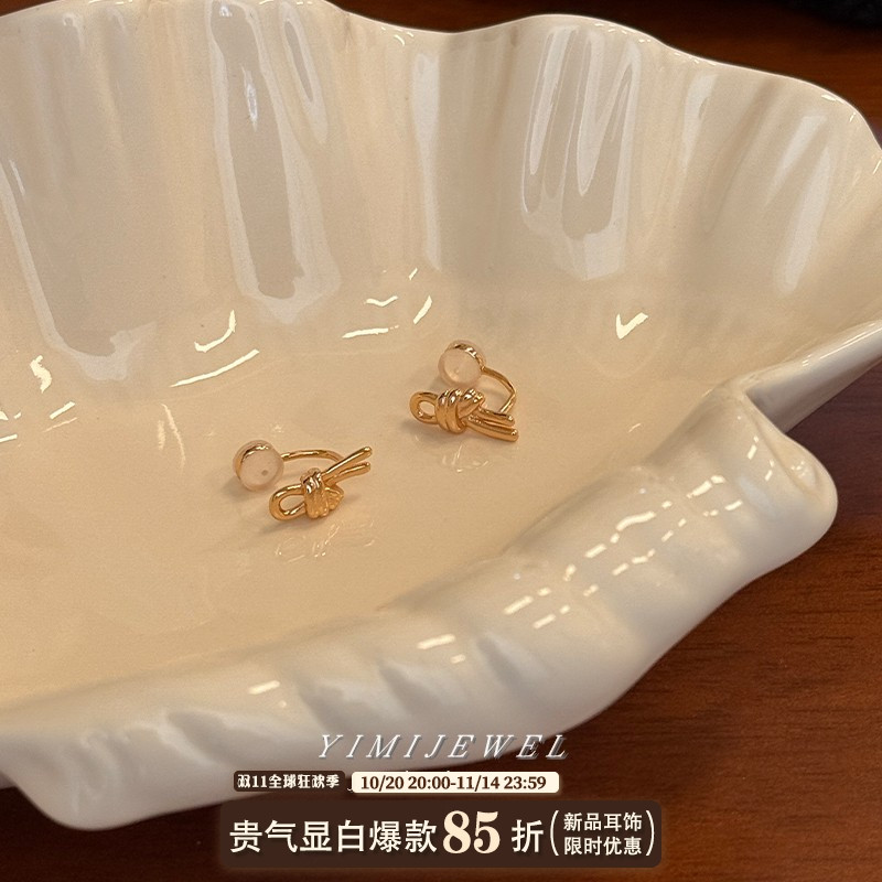 小巧又精致真的看不出来是耳夹!