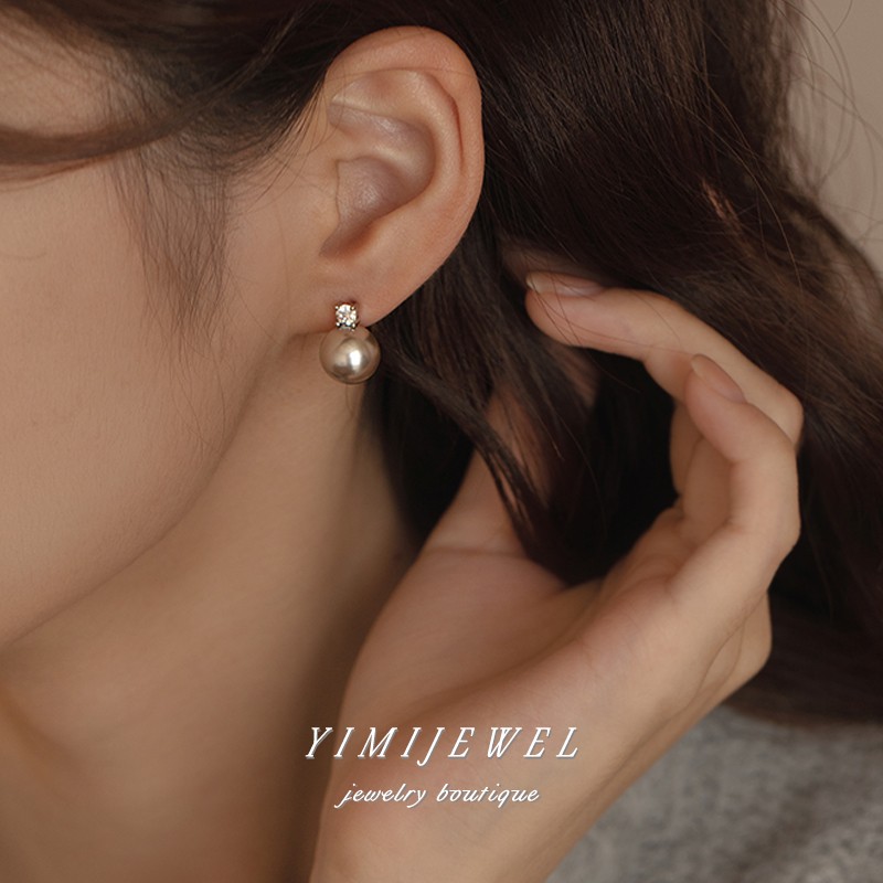 气质款超显脸小的经典珍珠款耳饰