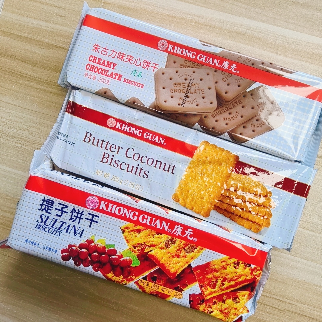 康元提子饼朱古力夹心饼干椰子奶油饼干200g包酥香脆甜特价优惠_虎窝淘