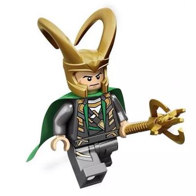 乐高Lego 超级英雄 人仔 sh033 洛基 配魔杖 魔方 6867 6868 6869