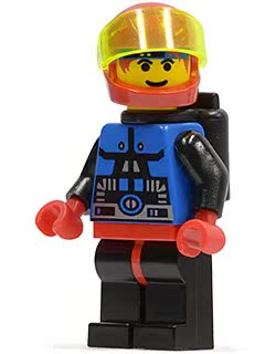 乐高Lego 太空系列 绝版人仔 sp039 宇航员间谍