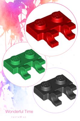 零配件单侧纵向多色乐高