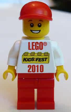 乐高Lego 限定款稀有人仔 gen039 KidsFest2010 男孩女孩益智玩具图片