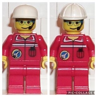 乐高Lego 经典城镇系列 航天港绝版人仔 spp008 009 地面控制员