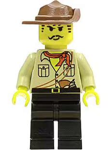 乐高Lego 冒险者系列 人仔 adv010 Johnny Thunder 沙漠装
