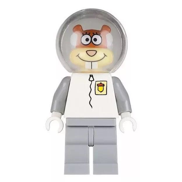 全新 乐高Lego 海绵宝宝 稀有 人仔 bob012 珊迪Sandy 含氧气罩图片