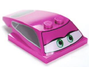 乐高Lego 汽车总动员 Holley 零件 93591pb 6x4x1 1/3带4x4底座