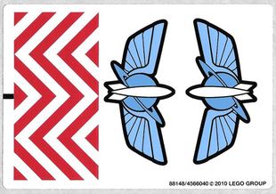 乐高Lego 7593原装贴纸 玩具总动员系列 巴斯光年的宇宙飞船 益智