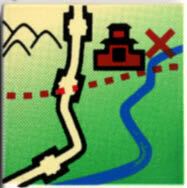 【迷妹】乐高Lego 零配件 3068bpb 印刷件 寺庙 地图 2*2 光面板